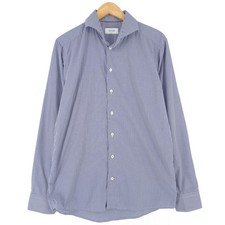 Eton Chemise Hommes Bleu à
