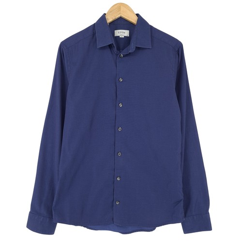 Eton chemise habillée bleu - chemise,